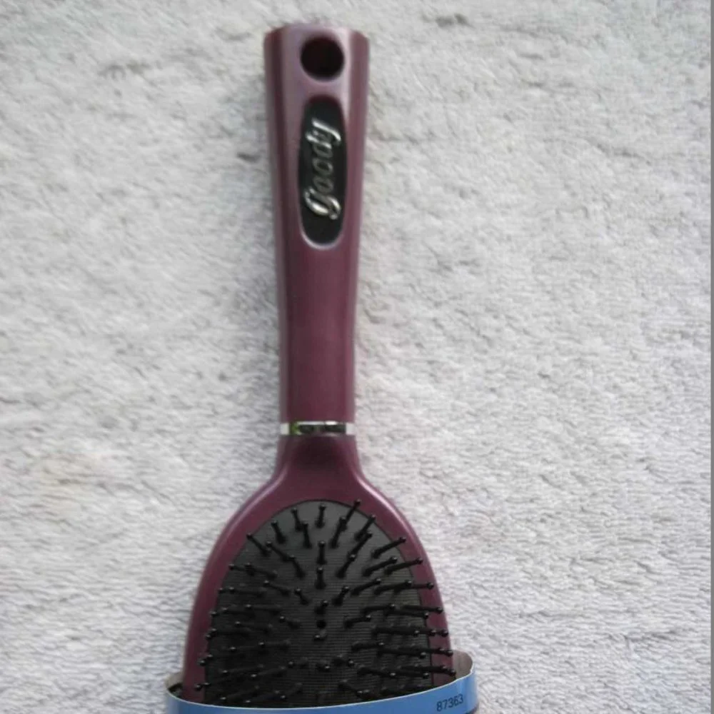 Goody Select Smoothes Cushion Short Mid Length Hair Brush 2000 Sparkly Plastic